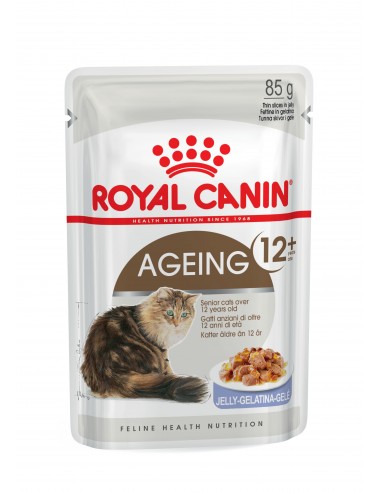 Royal Canin Senior Ageing Jelly 85 gr. Sobre Gatos Séniors 12+ Todas Razas Dieta Normal Carne Vegetales Cereales 9003579311745