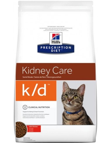 Hill's Prescription Diet Cat k/d 1,5 kg 052742918600 / 5 kg 052742430805