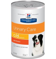 Hill's Prescription Diet Dog c/d Multicare 370 gr. Llaunes Gossos Totes Edats Races Enfermetats del Tracte Urinari 52742800103
