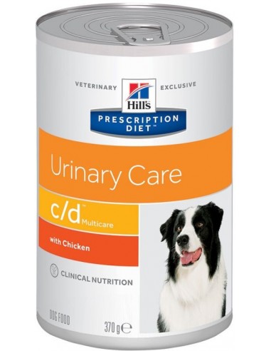 Hill's Prescription Diet Dog c/d Multicare 370 gr. Latas Perros Todas las Edade Todas las Razas Enfermedades del Tracto Urinario