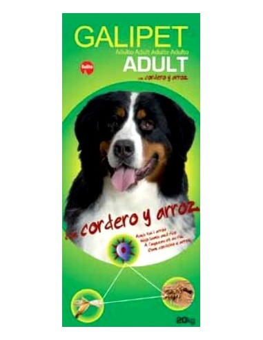 Galipet Adult Cordero 10 Kg. Pienso Perros Adultos Todas las Razas Dieta Normal Cordero