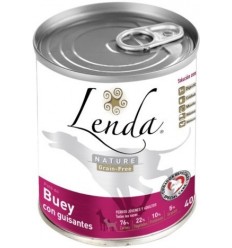 Lenda Adult Buey 400 gr. Latas Perros Adultos Todas las Razas Dieta Normal Buey