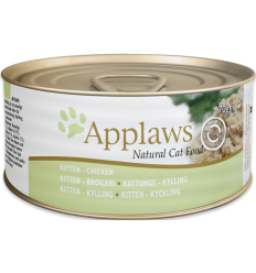 Applaws Kitten Pollo 70 gr. Latas Gatos Cachorros y Jóvenes Todas las Razas Dieta Normal Pollo