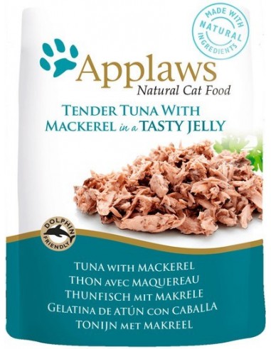 Applaws Adult Pouch Atún 70 gr. Sobres Gatos Adultos Todas las Razas Dieta Normal Atún