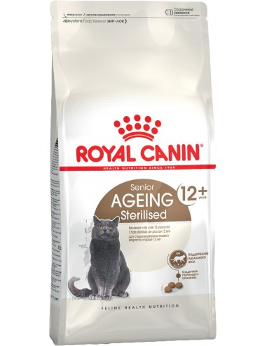 Royal Canin Health Cat Senior Ageing (+12) Sterilised. 400 gr 3182550805353 / 2 kg 3182550805384