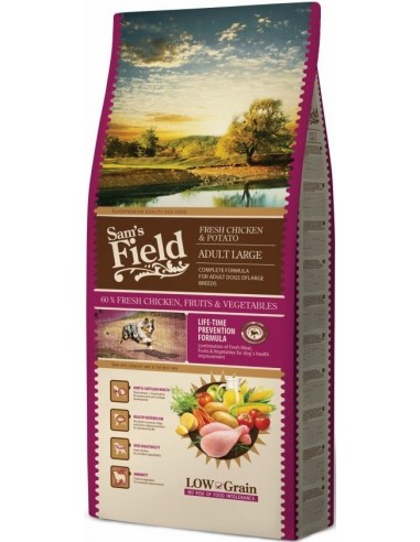 Sam's Field Adult Large Chicken & Potato 13 Kg. 8594031444282