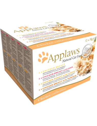 Applaws Adult Multipack Pollastre 70 gr x 12. 5060333437374