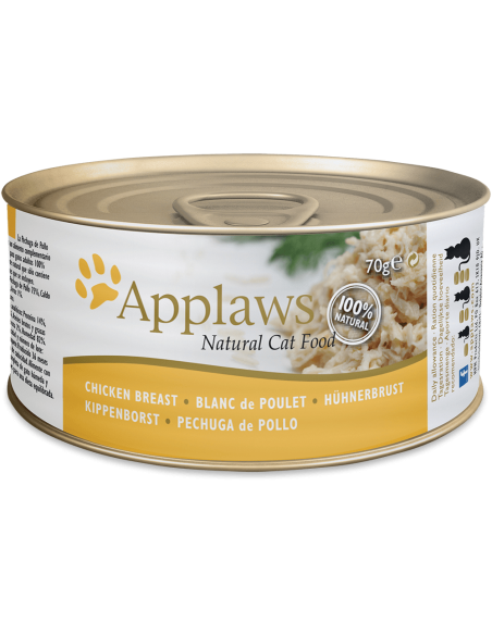 Applaws Adult Multipack Pollastre 70 gr x 12. 5060333437374