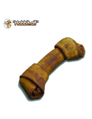 Hobbit Alf Adult Hueso Piel Barbacoa 14 cm (1 unidad). Snack Perros Adultos Todas las Razas Dieta Normal Buey