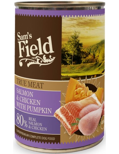 Sam's Field Adult Pollastre i Salmó amb Carbassa 400 gr. 8595602523900