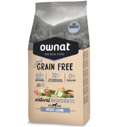 Ownat Adult Grain Free Just Lamb 3 Kg. 8429037016433