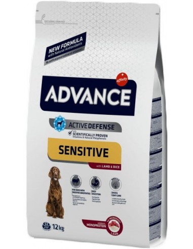 Advance Adult Sensitive Cordero y Arroz 12 Kg. 8410650173535