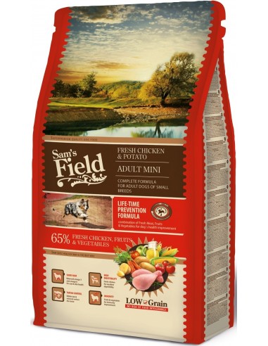 Sam's Field Adult Mini Pollo y Patata 2,5 Kg. 8594031444244