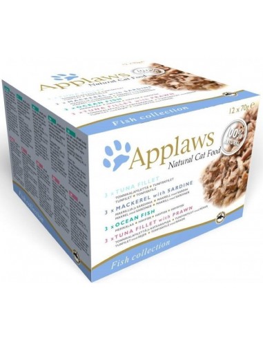 Applaws Adult Multipack (4 sabors) Peix 12 x 70 gr. 5060333437381