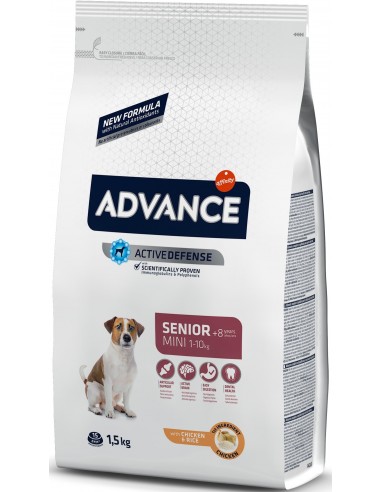 Advance Dog Senior Mini Pollastre 3 Kg. 8410650150253