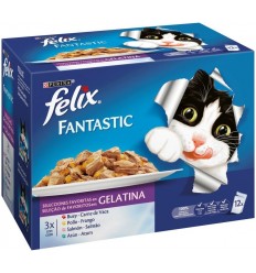 Purina Felix Fantastic Adult Mix Selecciones Favoritas 12 x 100 gr. 7613034370792