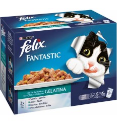 Purina Felix Fantastic Adult Mix Festín del Mar 12 x 100 gr. 7613034368867