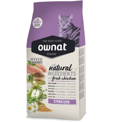 Ownat Cat Classic Sterilized 4 kg 8429037016280 / 15 Kg. 8429037016969