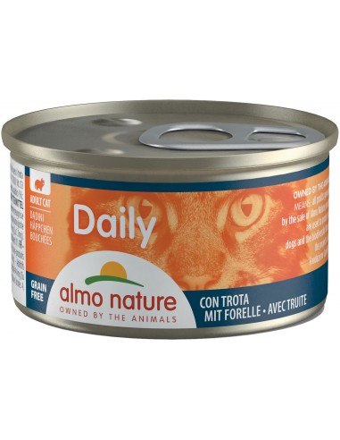 Almo Nature Cat Adult Daily Trossets Truita 85 gr. 8001154125009