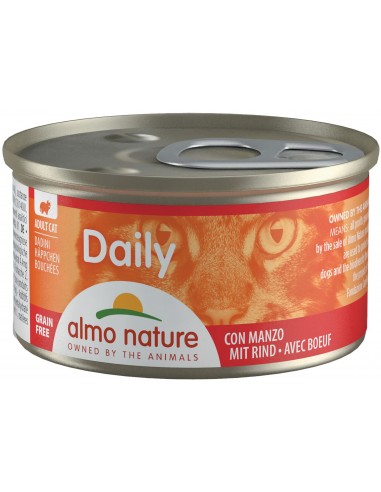 Almo Nature Cat Adult Daily Bocaditos Ternera 85 gr. 8001154125337