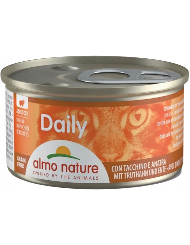 Almo Nature Cat Adult Daily Bocaditos Pavo y Pato 85 gr. 8001154124996