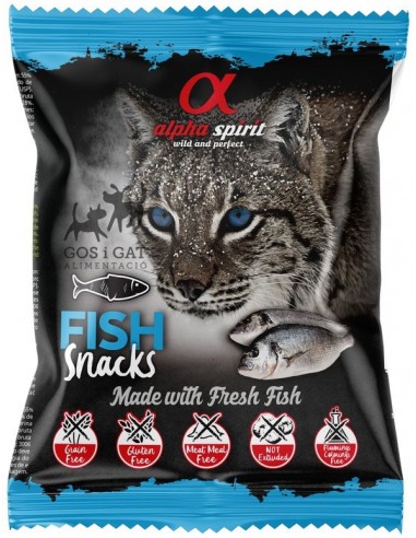 Alpha Spirit Cat Adult Snack Fish 50 gr. 8436586310080