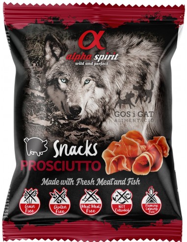 Alpha Spirit Adult Snack Prosciutto 50 gr. 8436586310066