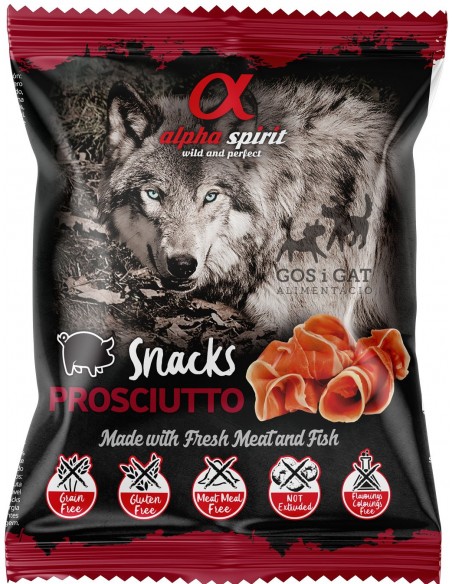 Alpha Spirit Adult Snack Prosciutto 50 gr. 8436586310066