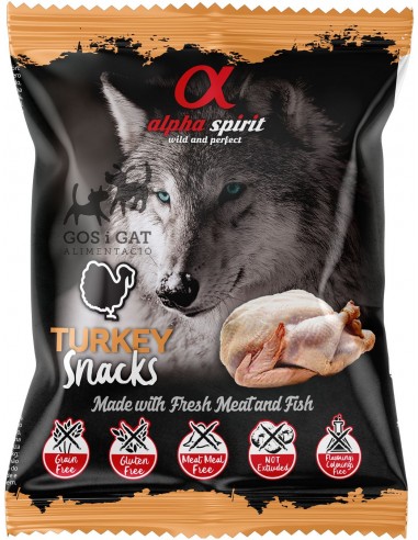 Alpha Spirit Adult Snack Turkey 50 gr. 8436586310004