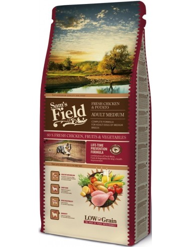 Sam's Field Adult Medium Chicken & Potato 13 Kg. 8594031444268