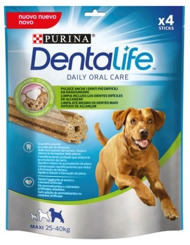 Purina Adult Pollo Large Dentalife 4 unidades (142 gr). 7613035378636