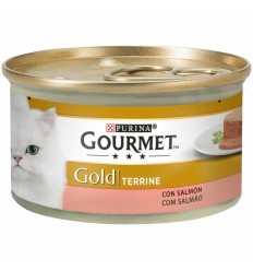 Purina Gourmet Gold Adult Terrine Salmó 85gr. Llaunes per Gats Adults de Totes les Races amb Dieta Normal. Salmó 80551270