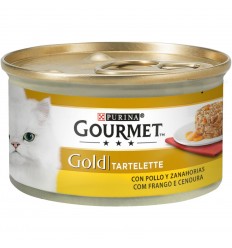 Purina Gourmet Gold Adult Tartallete de Pollastre 85 gr. Llaunes Gats Adults Totes les Races Dieta Normal Pollastre Pastanaga