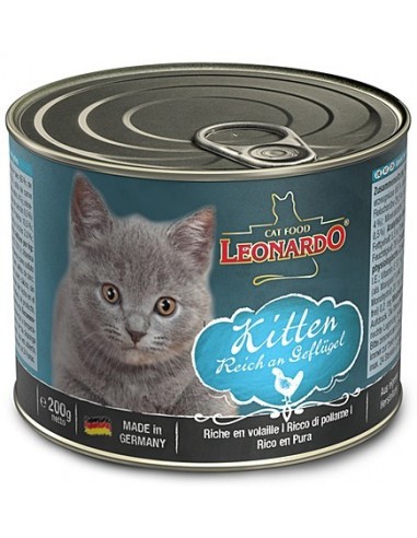 Leonardo Kitten Ave y Ternera. 200 gr 4002633756145