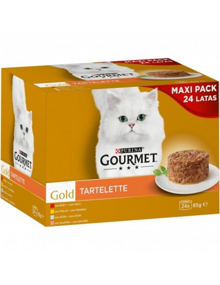 Purina Gourmet Gold Adult Pack Tartelette Mix 24 x 85 gr. 7613038660813