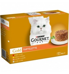 Purina Gourmet Gold Adult Pack Tartelette Mix 12 x 85 gr. 7613036442640