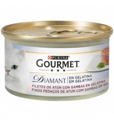 Purina Gourmet Diamant Adult 85 gr. Latas Gatos Adultos Todas Razas Dieta Normal Atun Gambas 80713425