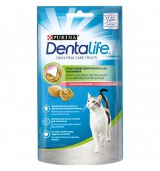 Purina Dentalife Cat Adult Salmón 40 gr. Premios Gatos Adultos Todas Razas Dieta Normal Salmón 7613036724111