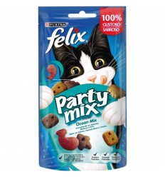 Purina Felix Adult Party Mix Ocean 60gr. Galetes Gats Adults Totes les Races Dieta Normal Peix de l'Oceà 7613033738432