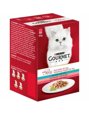 Purina Gourmet Mon Petit Adult Selecció de Peix I 6 x 50 gr. 7613034453129