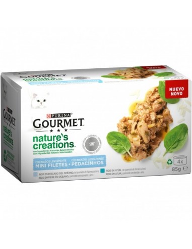 Purina Gourmet Nature's Creations Adult Peix 4 x 85 gr. 7613038187679