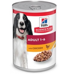 Hill's Science Plan Adult 370 gr. Lata Perros Adultos Todas Razas Dieta Normal Pollo 052742803708