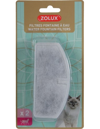 Zolux Filtros de Recambio para fuente de agua de 2 L. 3336025743460