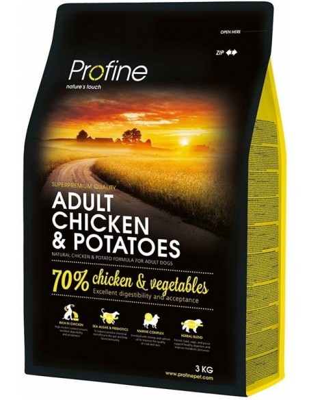 Profine Adult Pollastre i Patates 3 kg. 8595602517442