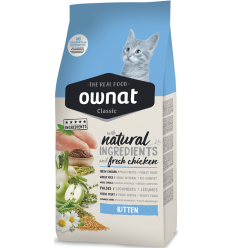 Ownat Cat Classic Kitten Pollo. 1,5 kg 8429037016259 / 4 kg 8429037016266