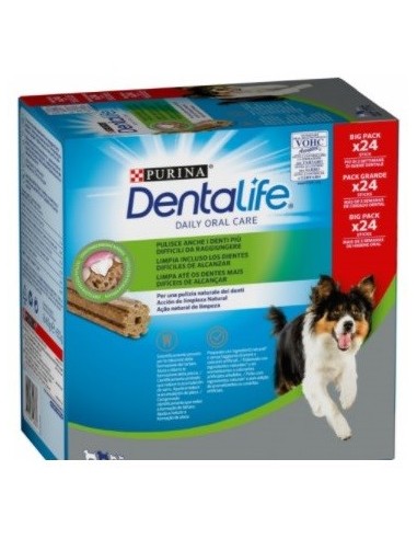 Purina Dentalife Dog Adult Medium Pollo. 24 unidades 7613038129600
