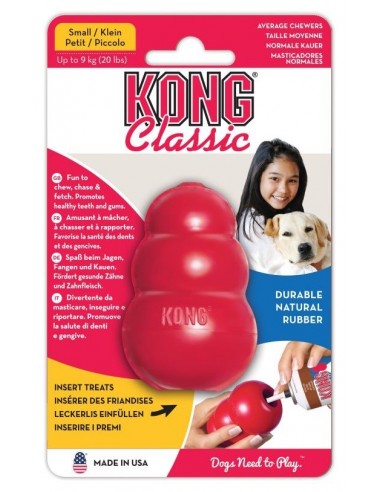 Kong Classic Small (hasta 9 Kg) Red. 035585111315