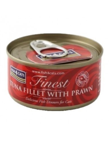 Fish4Cats Finest Atún con Gamba. 70 gr 5060084829572