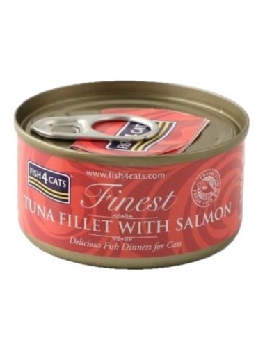 Fish4Cats Finest Atún con Salmón. 70 gr 5060084829657