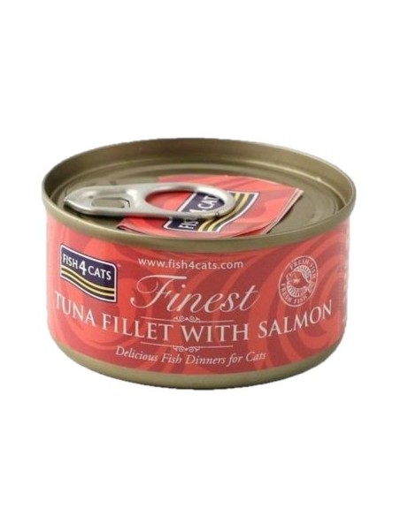 Fish4Cats Finest Atún con Salmón. 70 gr 5060084829657